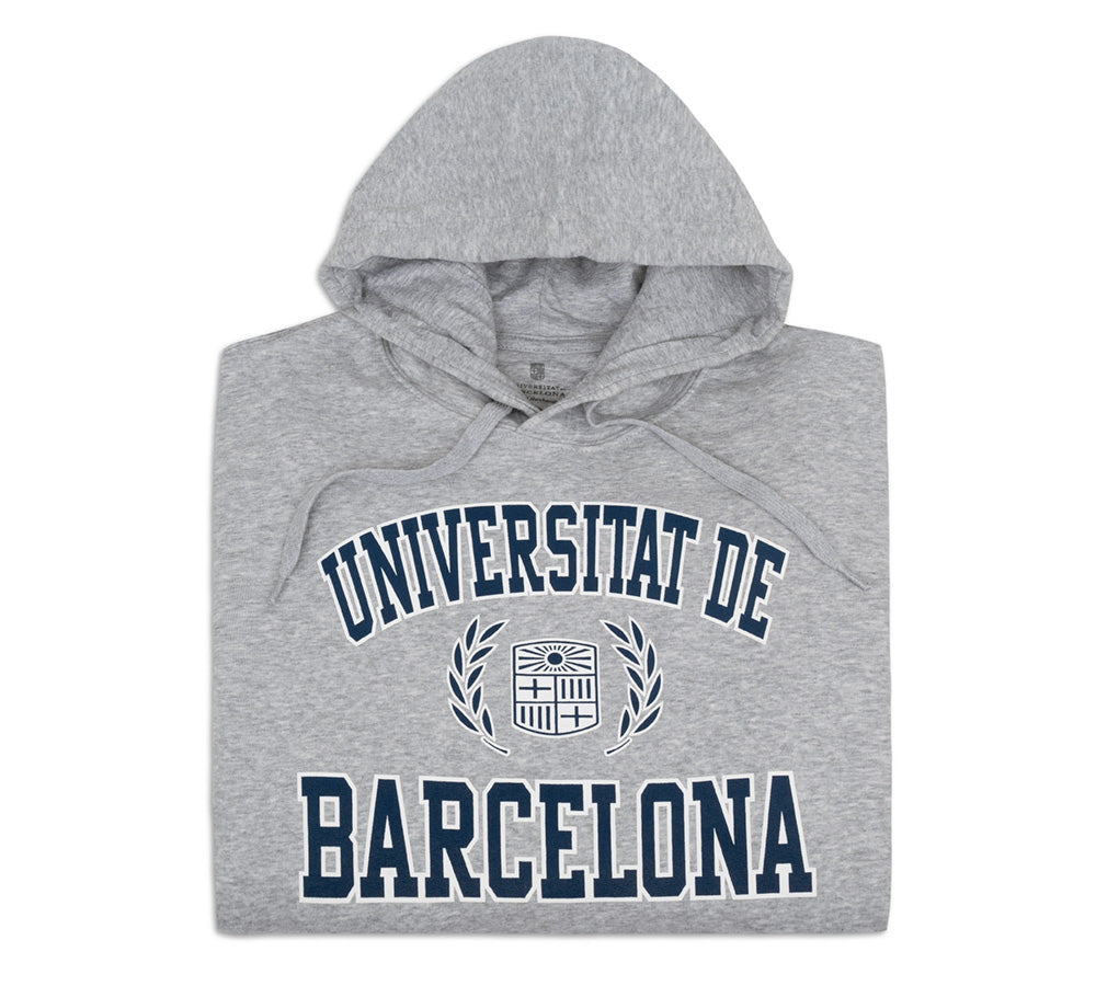 Sudadera estampada gris claro ECO