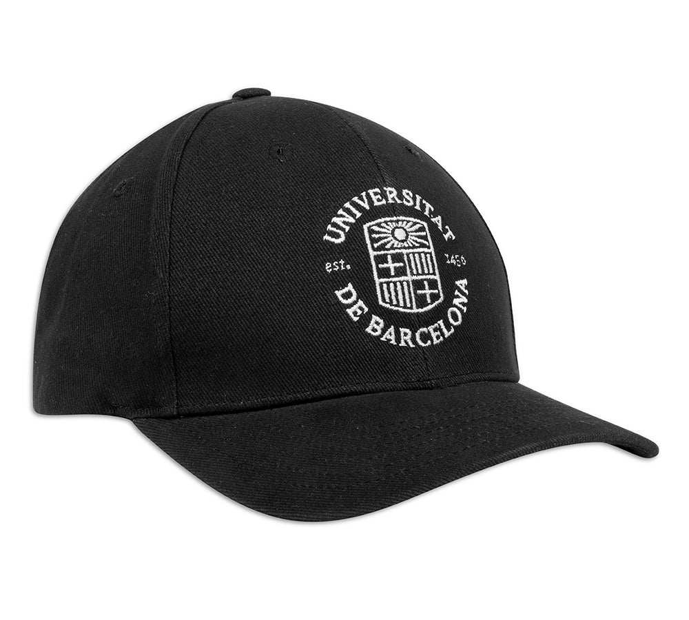 Gorra negra bordada escudo
